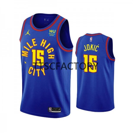 Camiseta Hombre Denver Nuggets Nikola Jokic 15 Jordan 2022-23 Statement Edition Royal Swingman